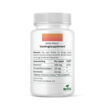 Vitamine C 500 mg - 60 tabletten - RoyalPeace