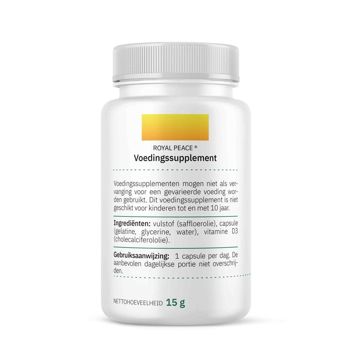 Vitamine D3 2000 IU - 60 softgel capsules - RoyalPeace
